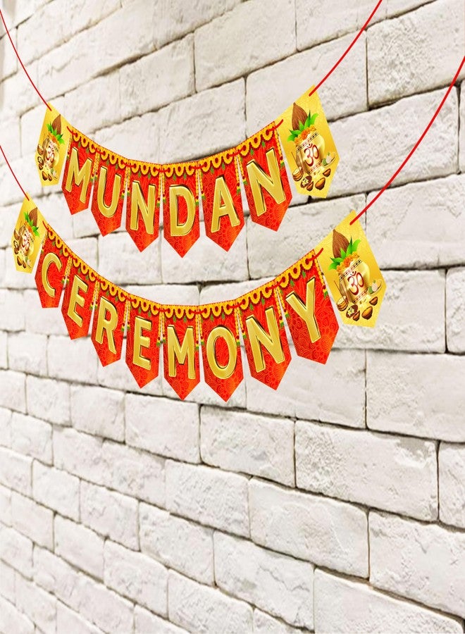 Wobbox My First Hair Cut Banner, Mundan Ceremony Banner, Mundan Ceremony Decoration Items (FP4611) - Image 4